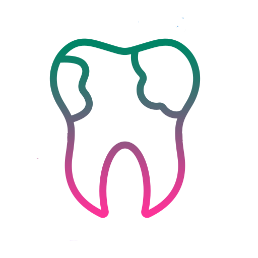 stained tooth